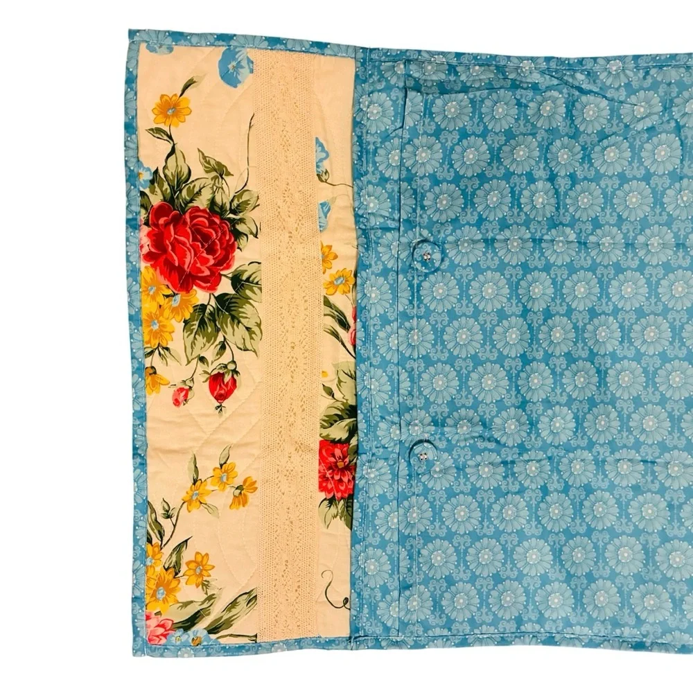 The Pioneer Woman Sweet Rose Quilted Sham Set King Size 2pc NEW Cottagecore